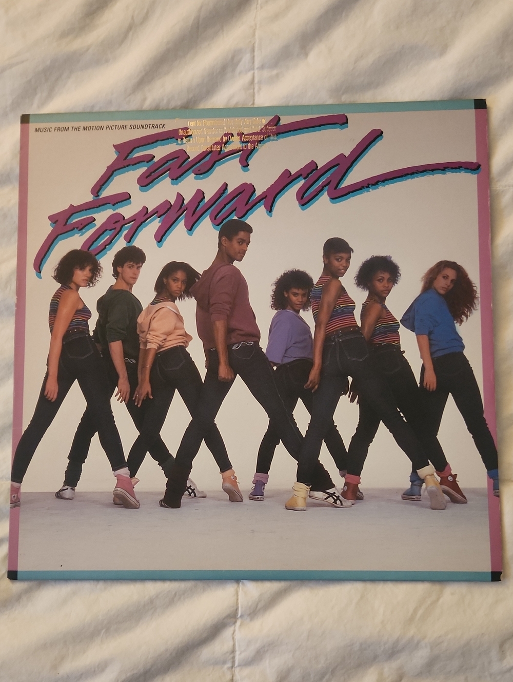 Fast Forward Movie Soundtrack Vintage Vinyl -- Never Played VG++NM